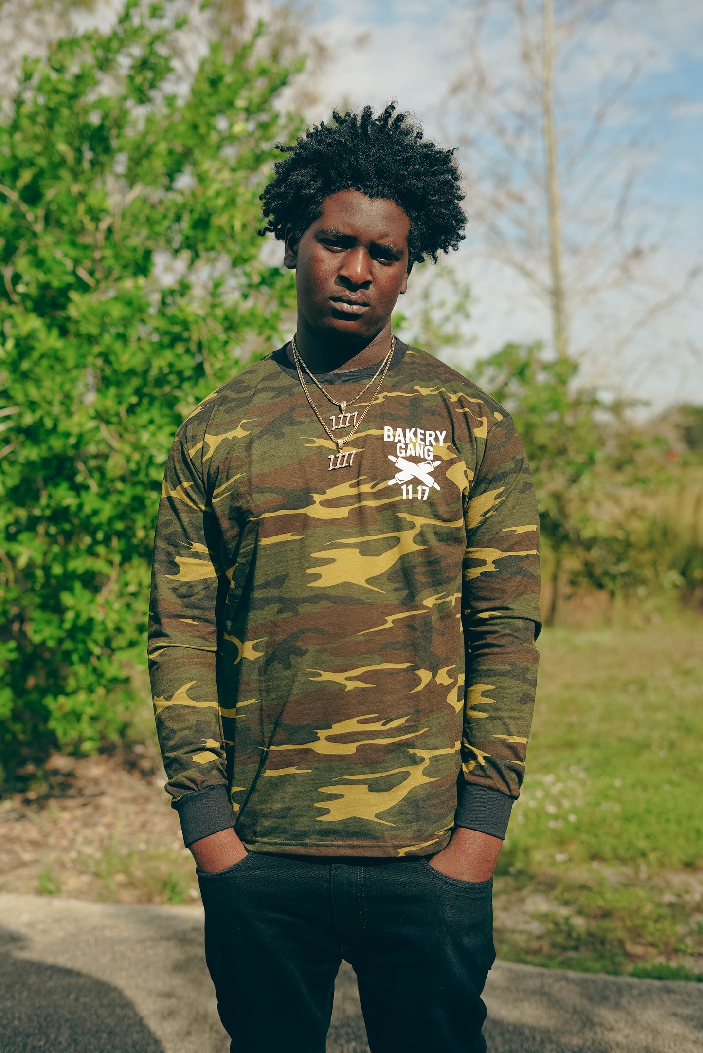 Camo Longsleeve Tee